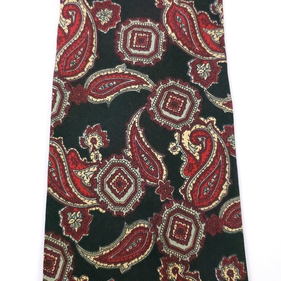 Emilio Ponti Men Necktie 100% Silk Paisley Size 67x3.5 - NWOT - Picture 6 of 6